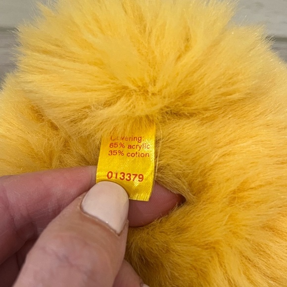 Steiff 12" Bobby Teddy Bear 013379 Golden Yellow Friend Red Bow Brass Button Tag - Picture 4 of 6